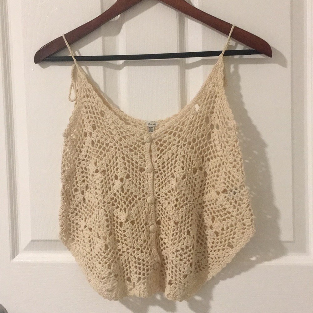 Forever 21 Crochet Top Like New